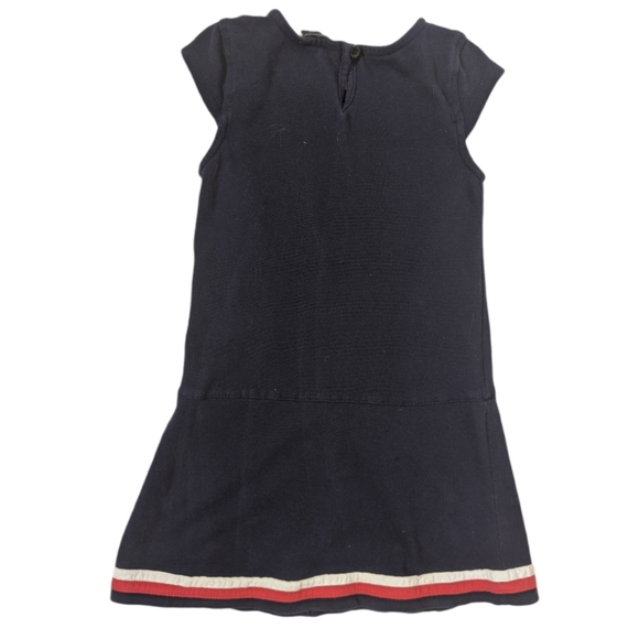 Girls Navy Blue Nautica Dress Size 4T - Picture 3 of 7